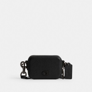 Black Coach Crossbody Pouch | COH865279