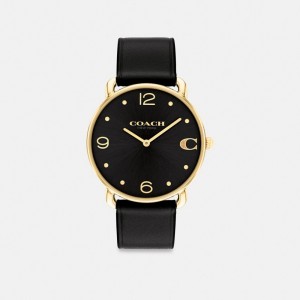 Black Coach Elliot Watch, 36 Mm | COH866964