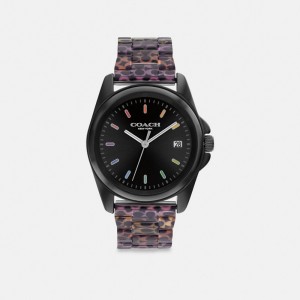 Black Coach Greyson Watch, 36 Mm | COH866292