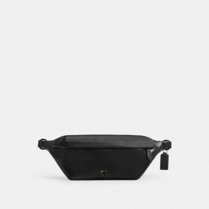 Black Coach Hall Belt Bag | COH865276