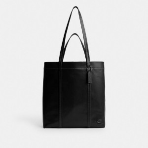 Black Coach Hall Tote Bag 33 | COH865040
