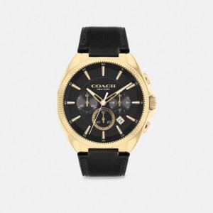 Black Coach Jackson Watch, 45 Mm | COH866989