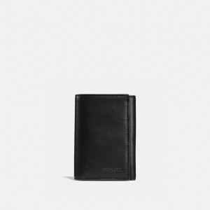 Black Coach Trifold Wallet | COH866697