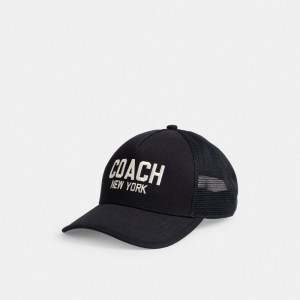 Black Coach Trucker Hat | COH866424