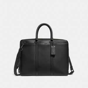 Black Copper/Black Coach Metropolitan Slim Brief | COH866531