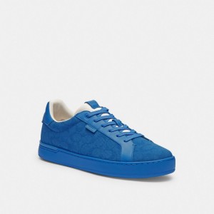 Blueberry Coach Lowline Low Top Sneaker In Signature Canvas | COH866814