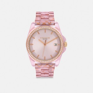 Blush Coach Greyson Watch, 36 Mm | COH866293