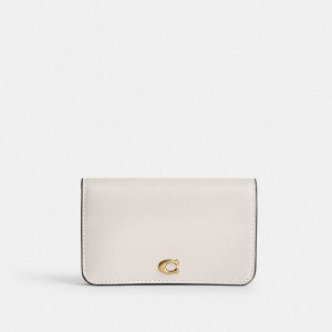 Brass/Chalk Coach Essential Slim Card Case | COH865662