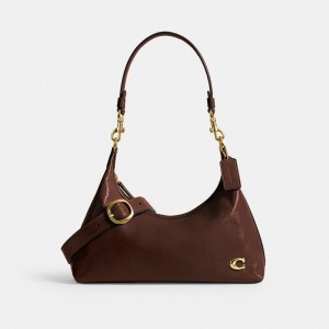Brass/Maple Coach Juliet Shoulder Bag | COH864829