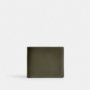 Calf Leather/Army Green Coach 3 In 1 Wallet | COH866725