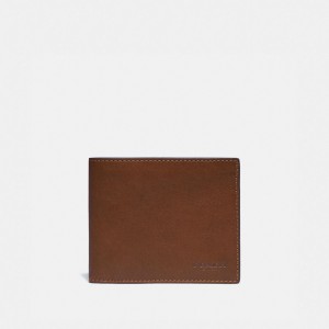Calf Leather/Saddle Coach 3 In 1 Wallet | COH866702