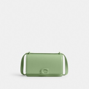 Calf Leather/Silver/Pale Pistachio Coach Bandit Crossbody Bag | COH865220