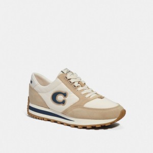 Chalk/Midnight Navy Coach Runner Sneaker | COH865820
