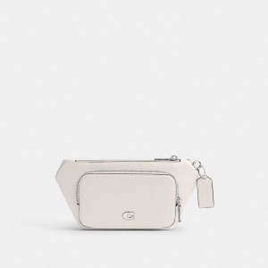 Chalk Coach Belt Bag With Signature Canvas Interior Detail | COH866674