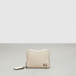 Cloud Coach Wavy Zip Around Wallet In Coachtopia Leather | COH865593