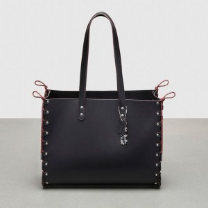 Coachtopia Leather/Black Coach The Re Laceable Tote: Large | COH865062