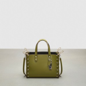 Coachtopia Leather/Olive Green Coach The Re Laceable Tote: Medium | COH865037