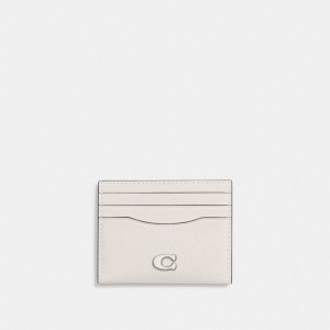 Crossgrain Leather/Chalk Coach Card Case | COH866747