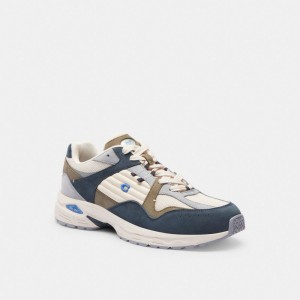 Dark Denim/Chalk Coach C301 Sneaker | COH866795