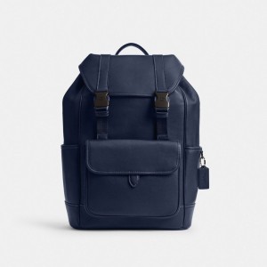 Deep Blue Coach League Flap Backpack | COH866518