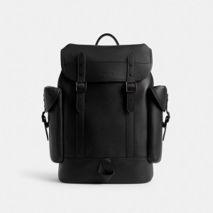 Glovetan Leather/Black Coach Hitch Backpack | COH865465
