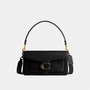 Glovetan Leather/Matte Black/Black Coach Tabby Shoulder Bag 26 | COH864876