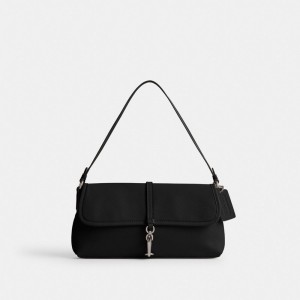 Glovetan Leather/Silver/Black Coach Hamptons Bag | COH864785