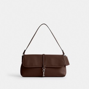 Glovetan Leather/Silver/Maple Coach Hamptons Bag | COH864736