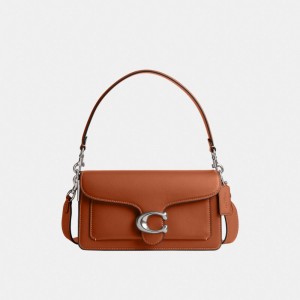 Glovetanned Leather/Silver/Burnished Amber Coach Tabby Shoulder Bag 26 | COH864921