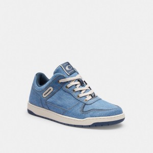 Indigo Denim Coach C201 Sneaker | COH866809