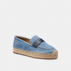 Indigo Denim Coach Camilla Espadrille | COH865786