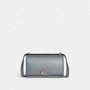 Luxe Refined Calf Leather/Silver/Grey Blue Coach Bandit Crossbody Bag | COH864774