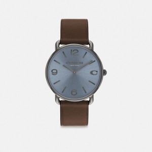 Mahogany Brown Coach Elliot Watch, 41 Mm | COH866972