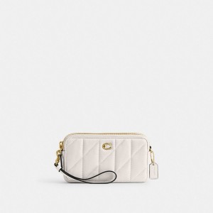 Nappa Leather/Brass/Chalk Coach Kira Crossbody Bag With Pillow Quilting | COH865638