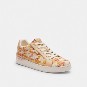 Neutral Coach Lowline Low Top Sneaker | COH865833