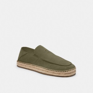 Olive Coach Reilly Espadrille | COH866822