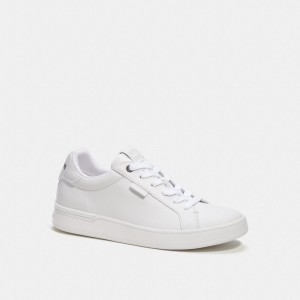 Optic White Coach Lowline Low Top Sneaker | COH865831