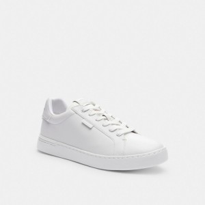 Optic White Coach Lowline Low Top Sneaker | COH866815
