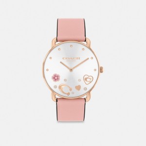 Pink Coach Elliot Watch, 36 Mm | COH866259