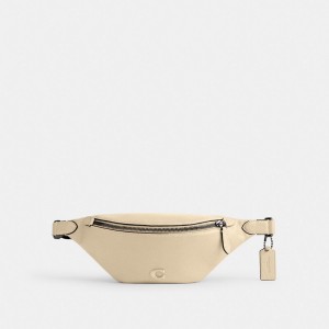 Polished Pebble Leather/Ivory Coach Charter Belt Bag 7 | COH866669