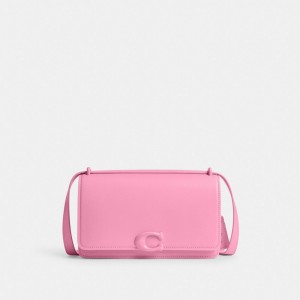 Refined Calf Leather/Silver/Vivid Pink Coach Bandit Shoulder Bag | COH865226
