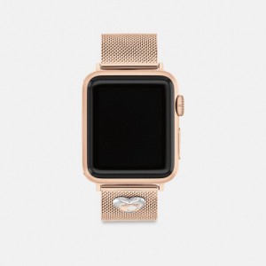 Rose Gold Coach Apple Watch® Strap, 38 Mm, 40 Mm And 41 Mm | COH866286