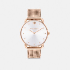 Rose Gold Coach Elliot Watch, 36 Mm | COH866298