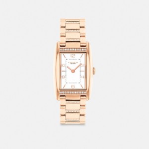 Rose Gold Coach Reese Watch, 24 Mm X 35 Mm | COH866240
