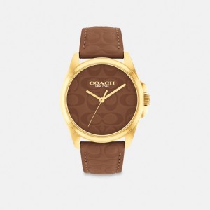 Saddle Coach Greyson Watch, 36 Mm | COH866294