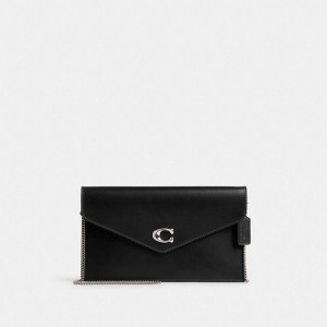 Silver/Black Coach Essential Clutch | COH865634