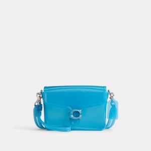 Silver/Blue Coach Jelly Tabby Bag | COH864987