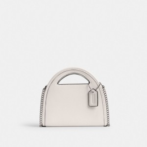 Silver/Chalk Coach Top Handle Card Case | COH865656