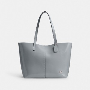 Silver/Grey Blue Coach North Tote Bag 32 | COH865095