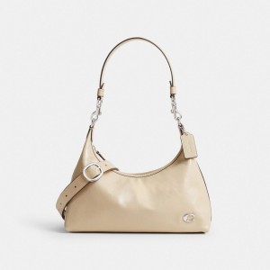 Silver/Ivory Coach Juliet Shoulder Bag | COH864949